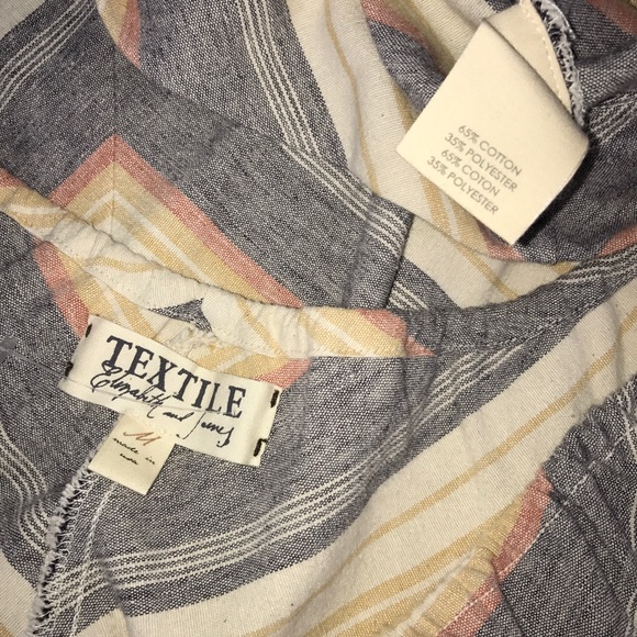 {Elizabeth and James} Monterey Striped Woven Top - Picture 7 of 8